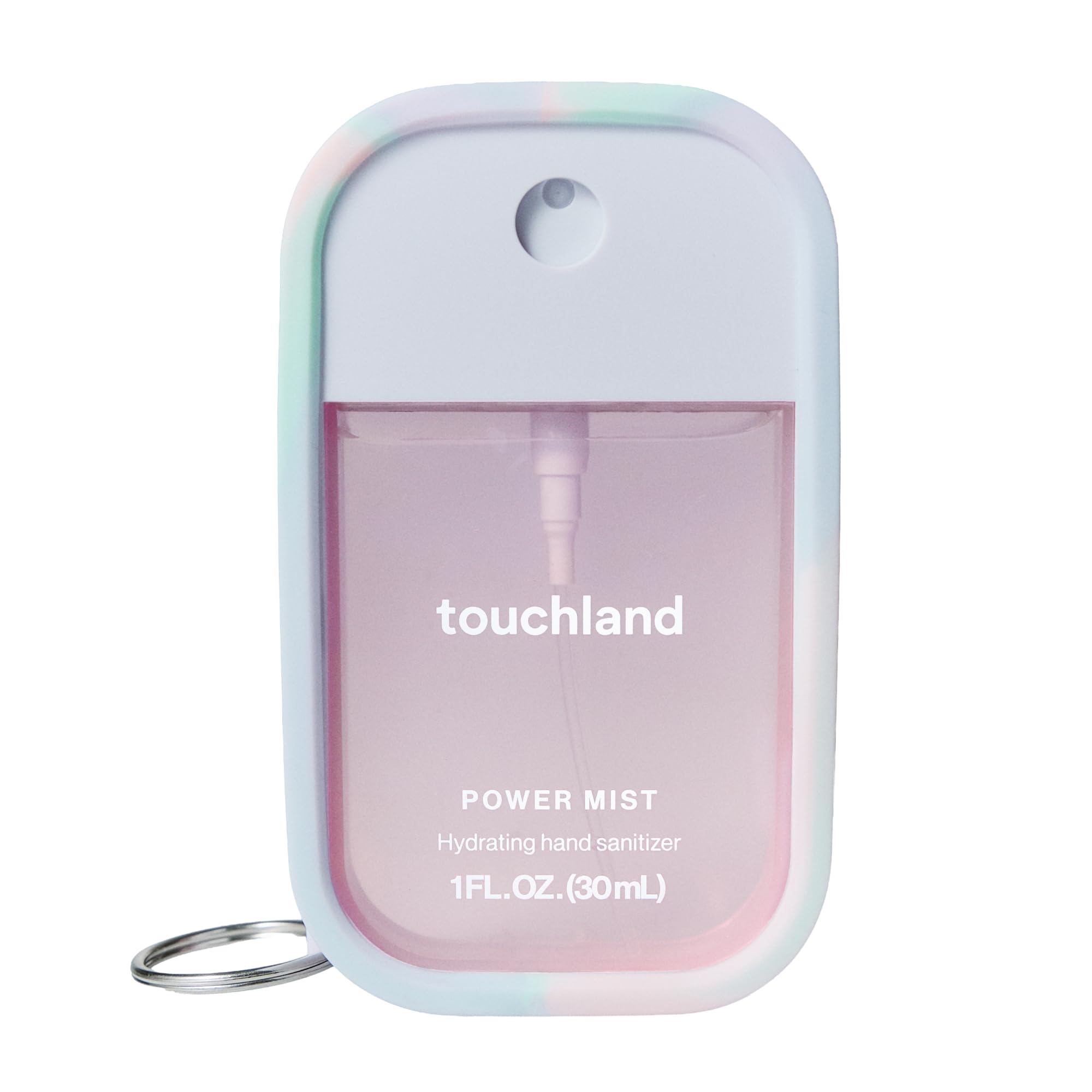 Touchland Cotton Candy Hand Sanitizer Mist & Matching Case Set, Travel Size | Amazon exclusive. TSA ready. Sweet, airy Cotton Candy Hand Sanitizer with a matching collectible Mist Case.