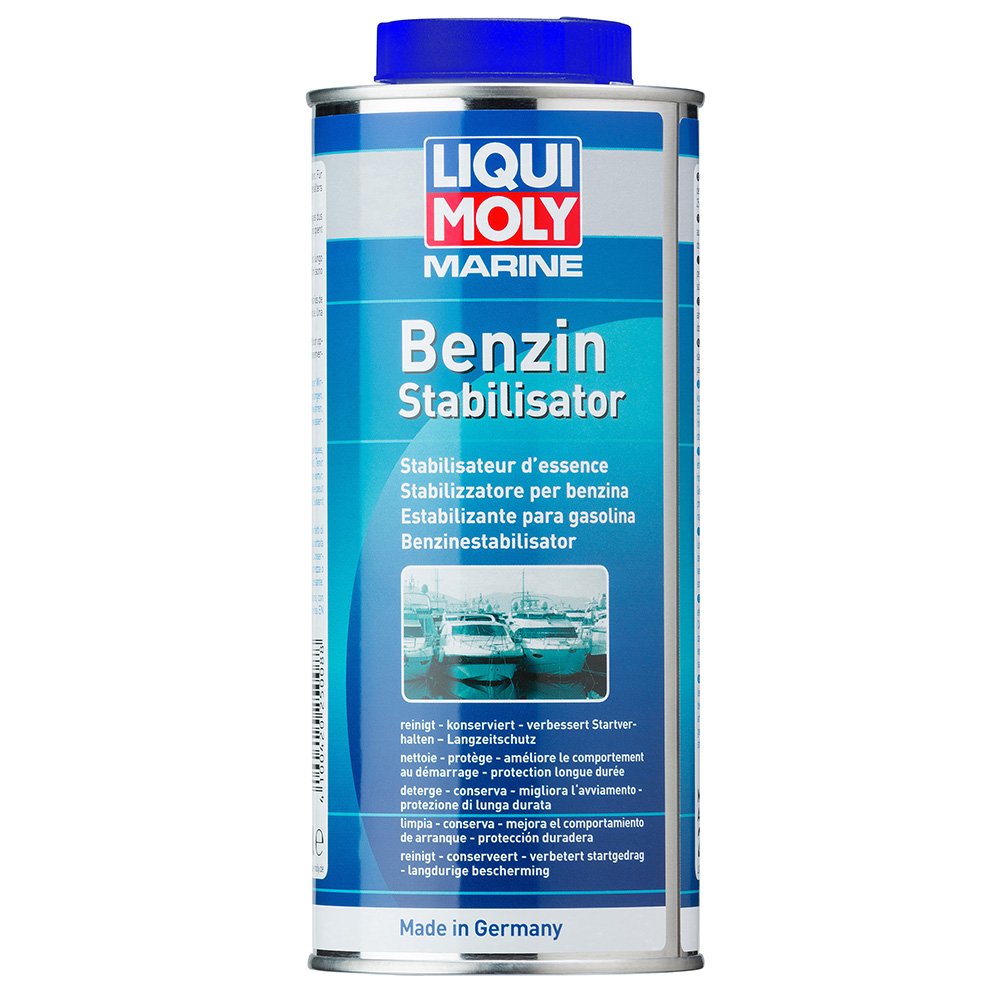 Liqui Moly 25010 Marine Pulitore per Sistemi di Alimentazione a Benzina & Marine Stabilizzatore per Benzina
