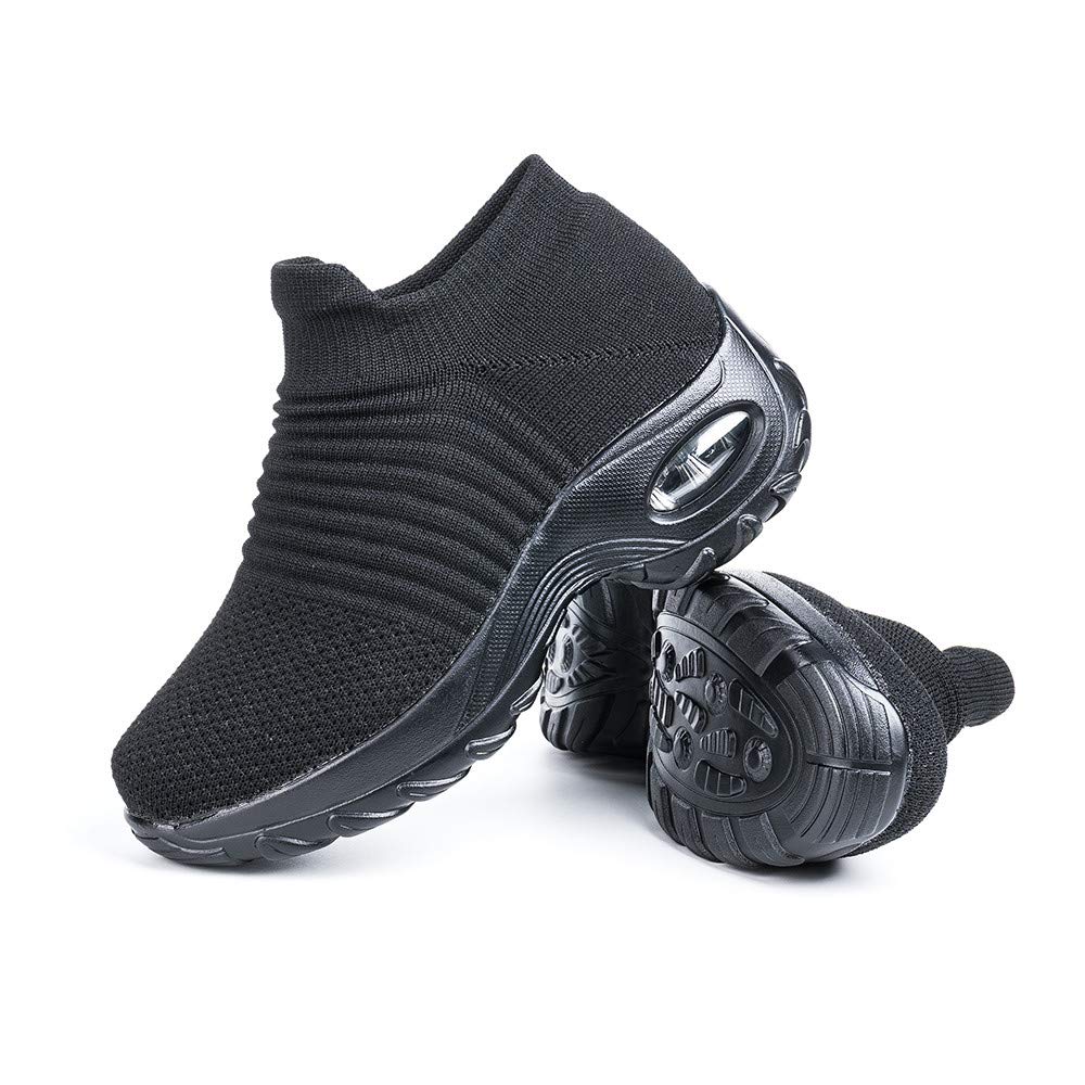 Hitmars Scarpe Ginnastica Donna Sneakers Running Camminata Corsa Basse Air Traspiranti Sportive Nero Blu Rosa Cachi Bianca Taglia 35-44