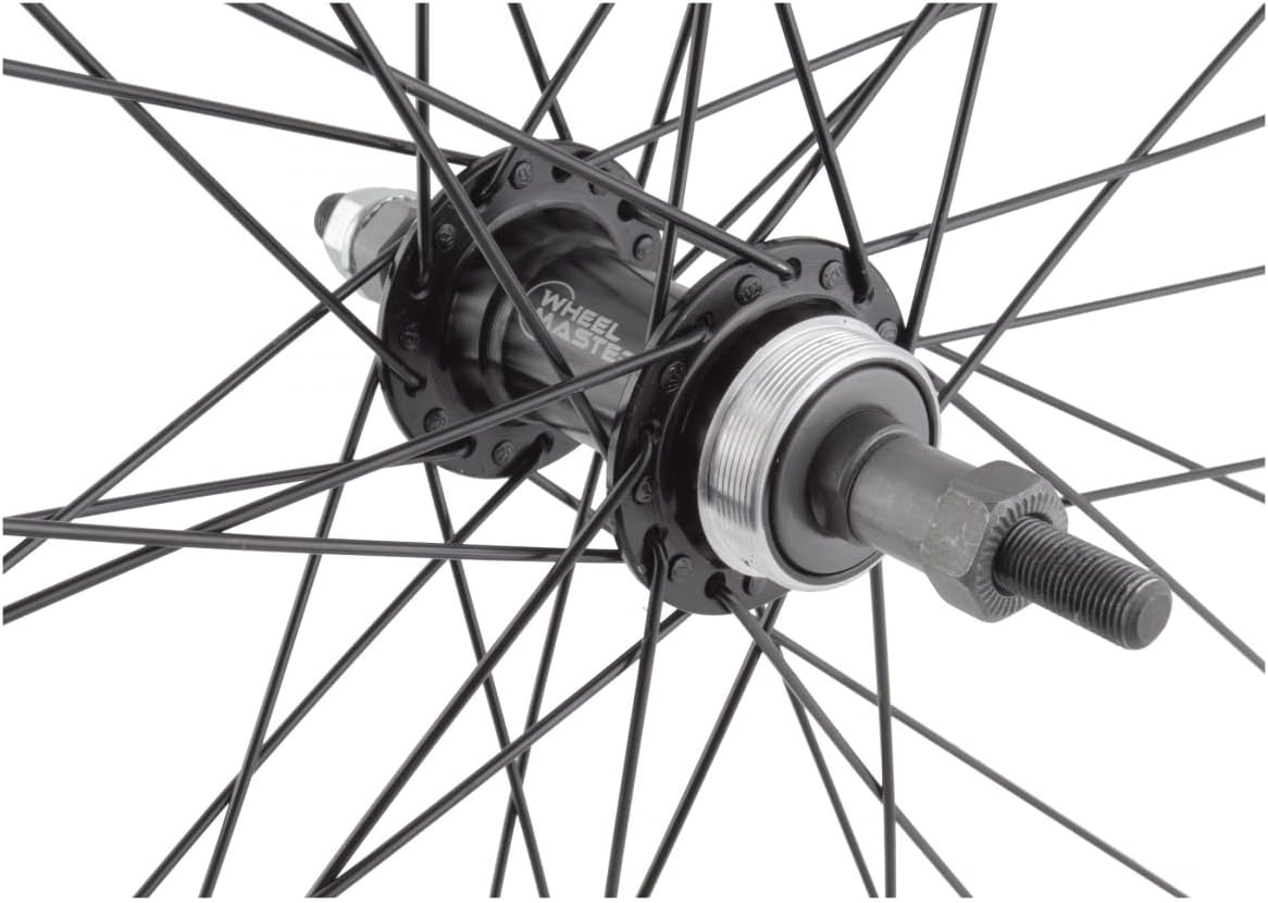WheelMaster Rear 26 x 1.5, WEI-519, Black, B/O, 3/8 Alloy 5/6/7 sp FW, 14g Black Spokes, 36H