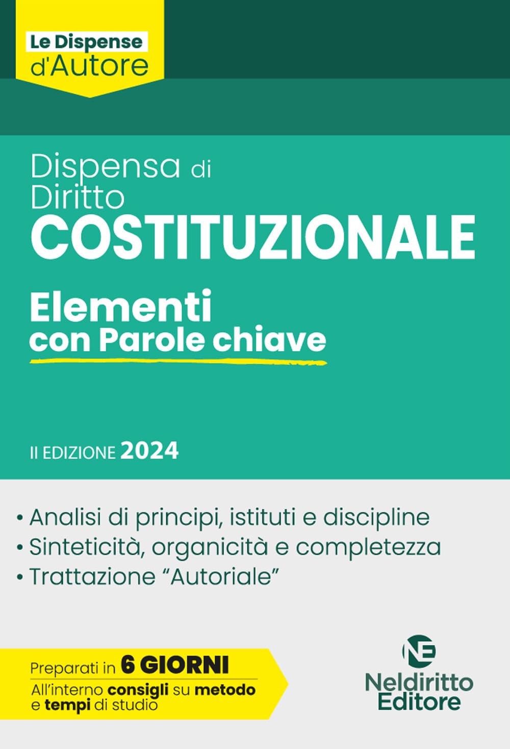Dispensa Di Diritto Costituzionale. Elementi Con Parole Chiave - 4