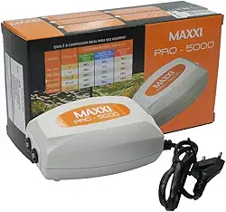 Tudo Pet Compressor De Ar 5W 110V 2 Saidas Maxxi Power Para Peixes