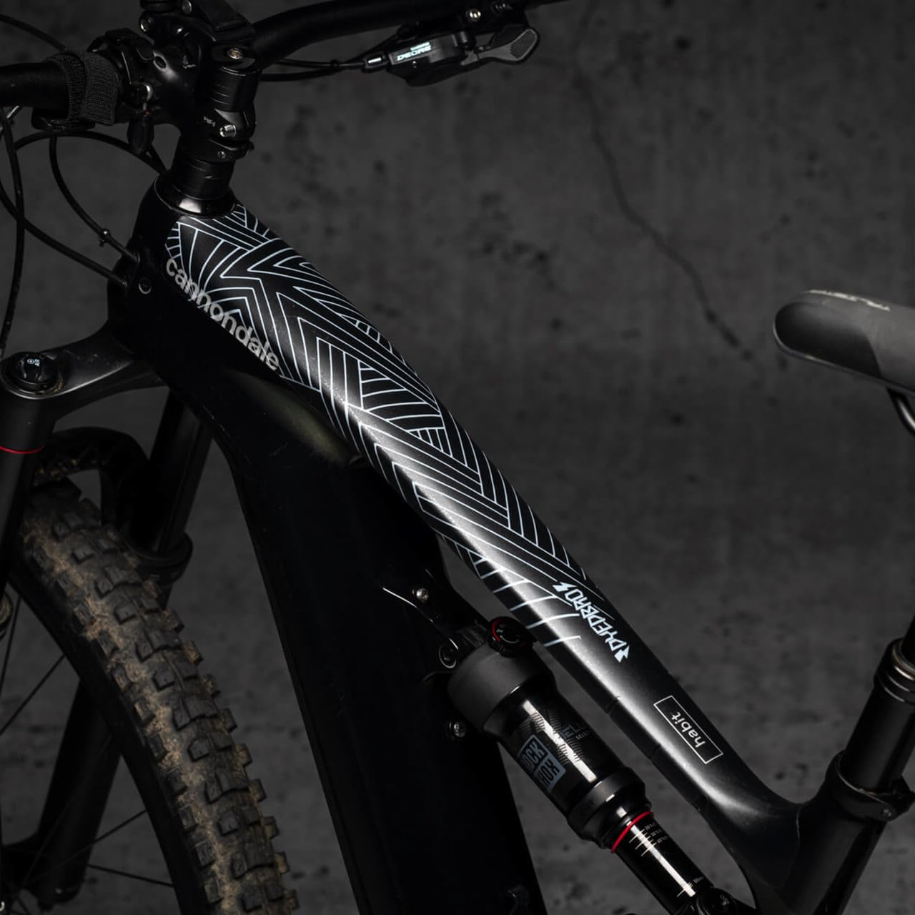 Dyedbro Film de protection pour cadre VTT électrique Blanc