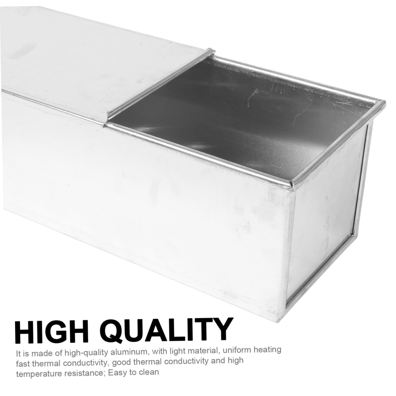 UKCOCO 1pièce Moule à Antiadhésif Avec Couvercle Pour Cuisson De Toast Et Gâteaux Pratique Pour Maison Et Boulangerie