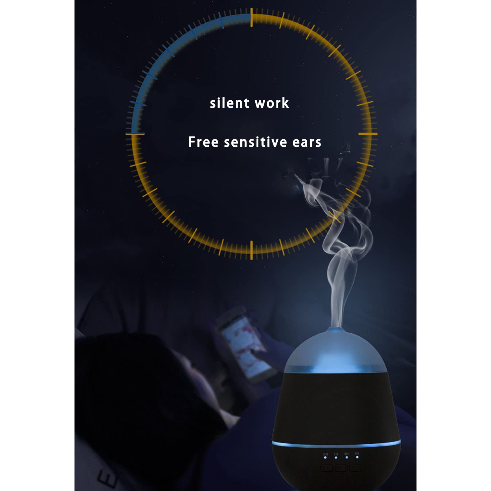 USB luchtbevochtiger Oliën Diffuser Aroma lamp aro... – Vicedeal