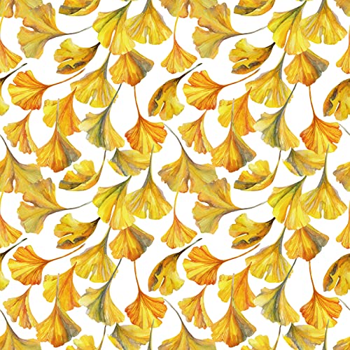 Klebefolie Möbel Selbstklebende Tapete Gold Ginkgoblätter Wasserdichte...