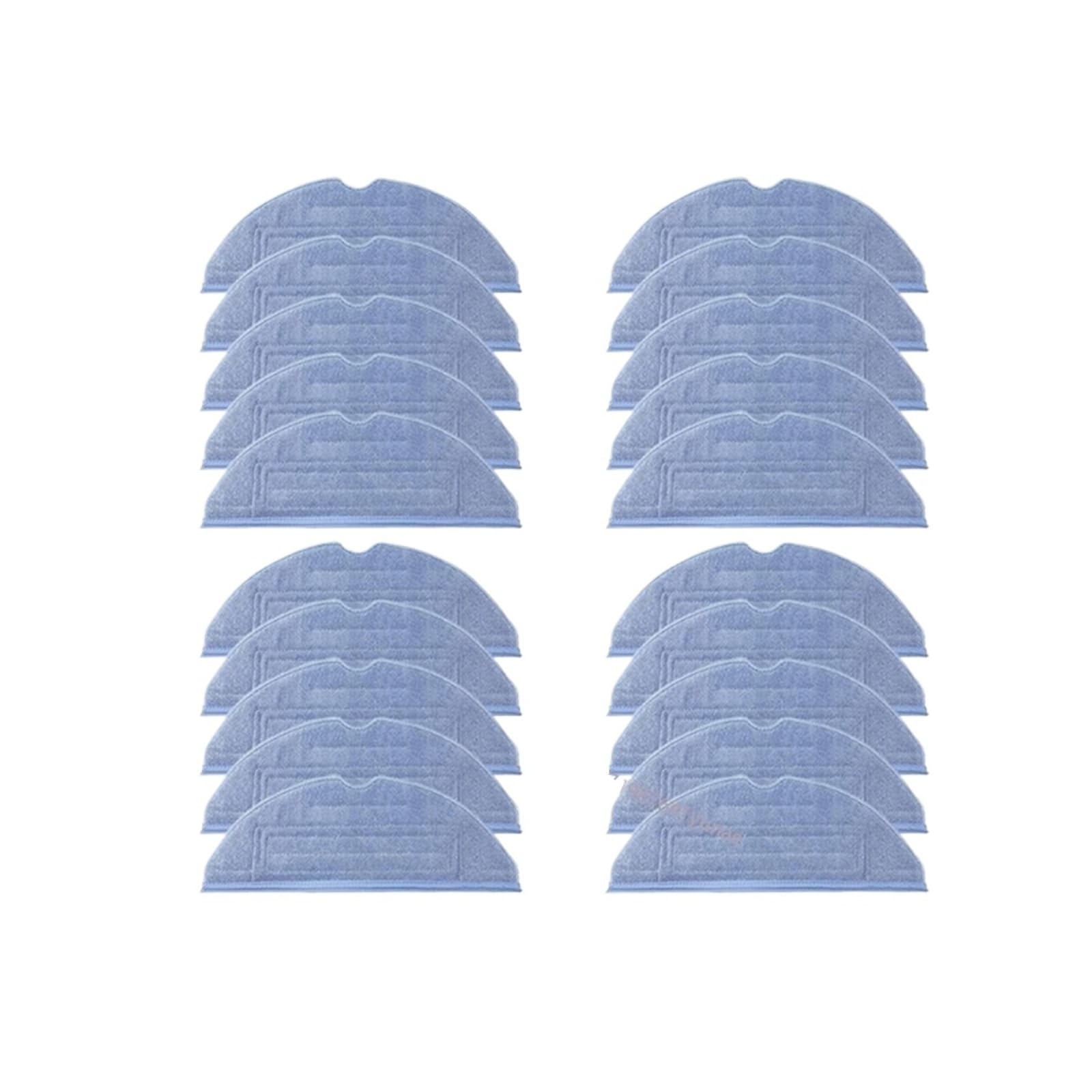 VIXWDRUTY Washable Reusable Mop Cloths Accessories，Compatible For Roborock，S7 S7MaxV Ultra S70 S75 S7Max T7s T8Plus G10 Robot Cleaner Mop Rags Parts(20pcs)
