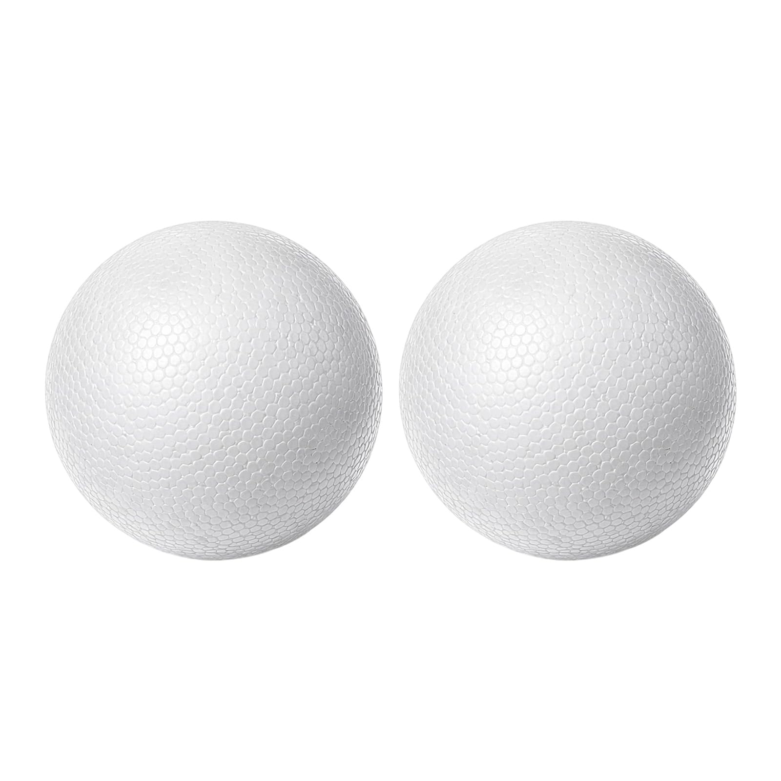 Kaeltsyn 2Pcs 4Inch Polystyrene Foam Balls Unfinish Foam Spheres for Art Painting Wedding Flower Arrangement Home Decoration Craft Spume Spheres