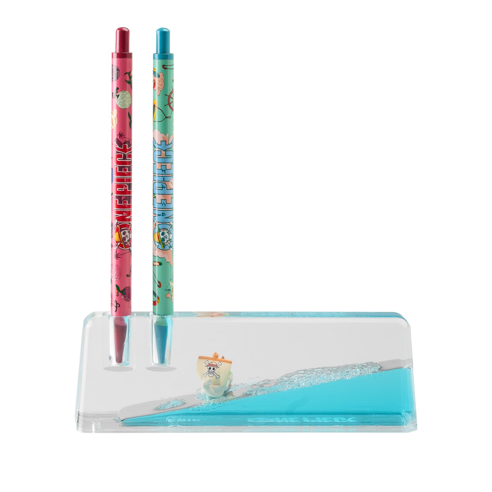 Grupo Erik Pen Holder for Desk - One Piece Manga Gifts | Pencil Holder with Pen & Mechanical Pencil, Desk Organiser, Stationery Supplies | Going Merry One Piece Gifts