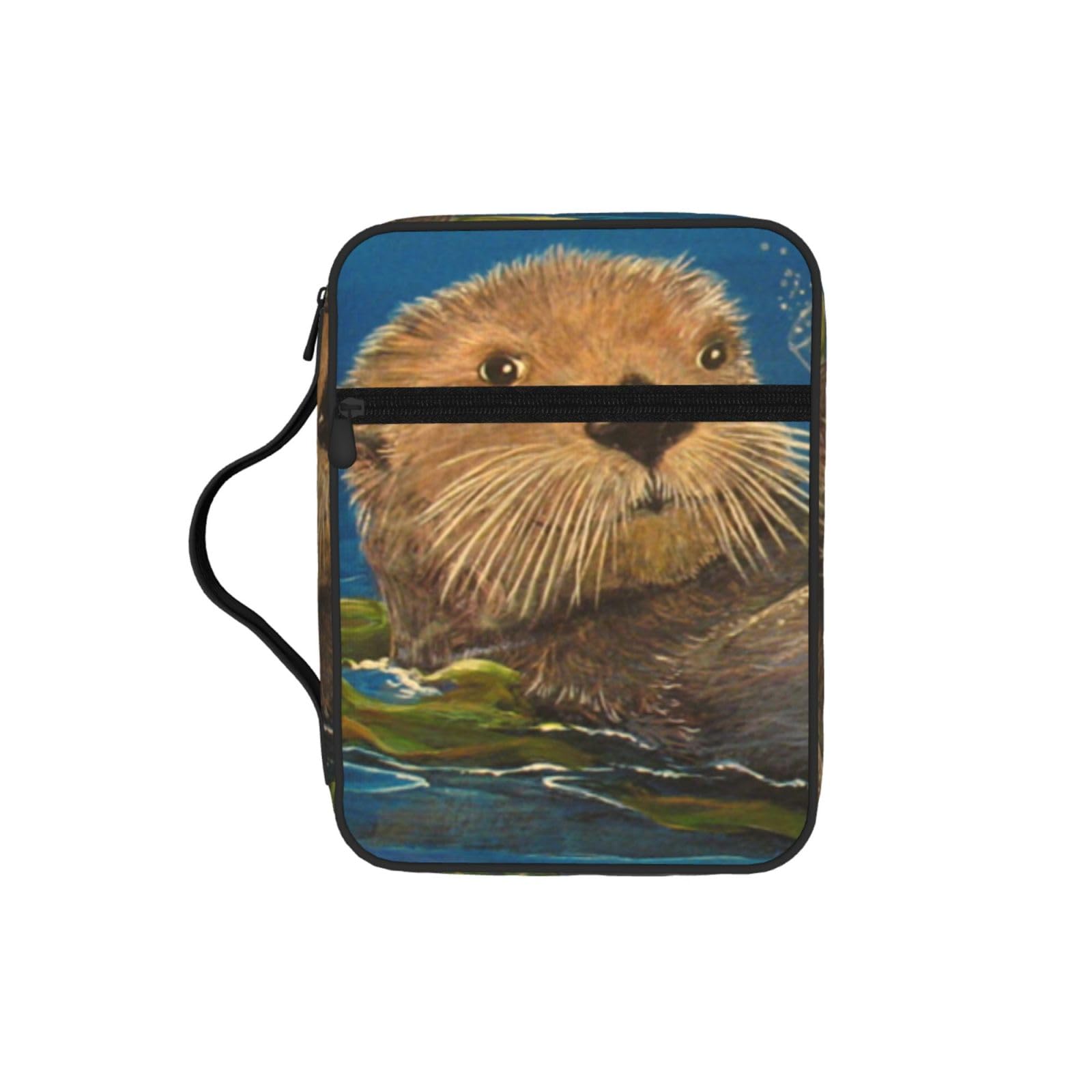 Otter Bible Cover Case Waterproof Bible Bag With Handle Organizer Storage Book Cover For Bible Study