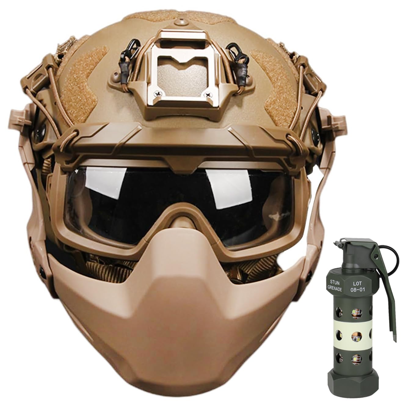 TMC PHT Mask [HALO降下装備風] ハーフマスク ヘルメット取付けタイプ