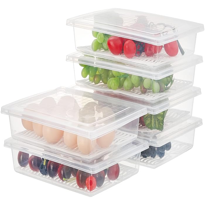 Buy SOUJOY 6 Pack Produce Saver Storage Container, 2.5L Food Storage