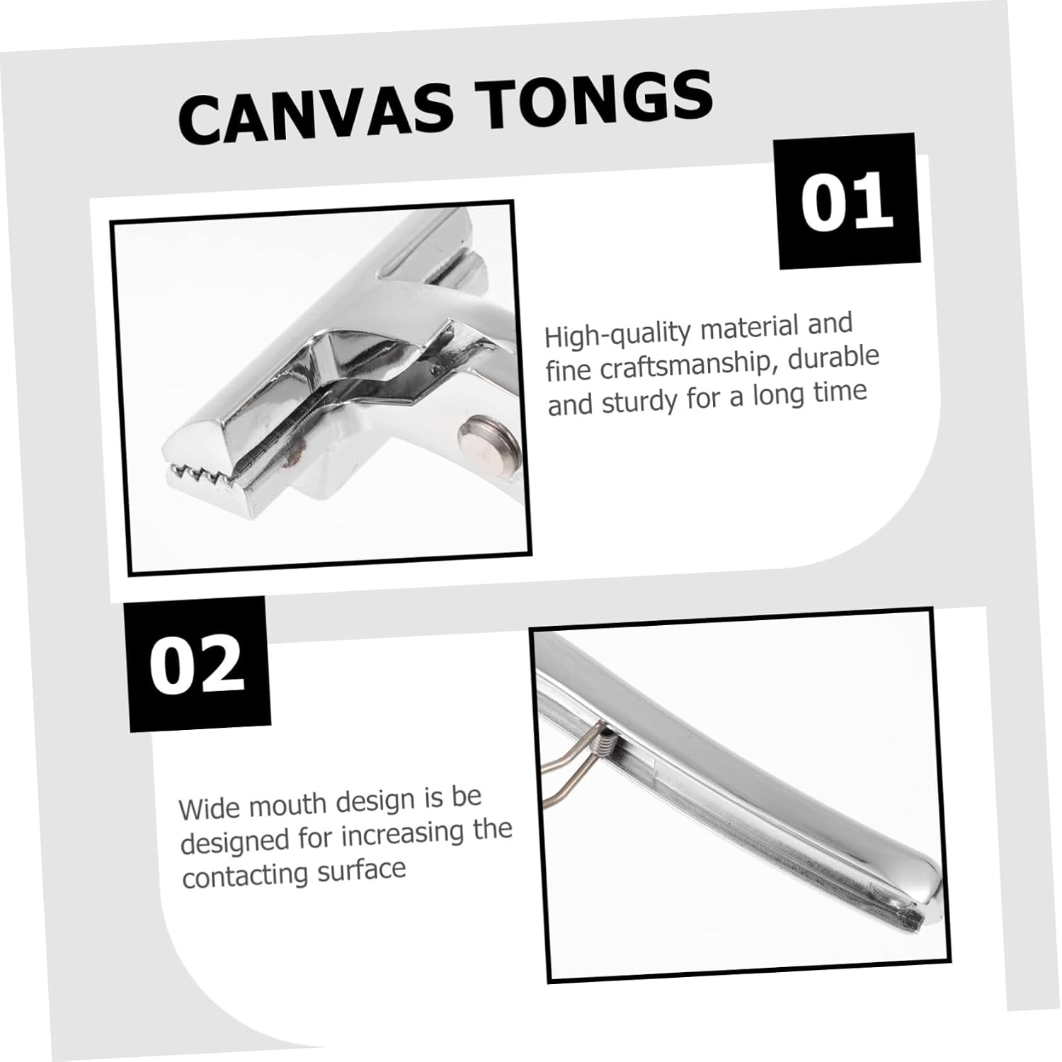 SEWOART 1pc Practical Canvas Stretchy Painting Pliers Tension Tool Ergonomic Handle