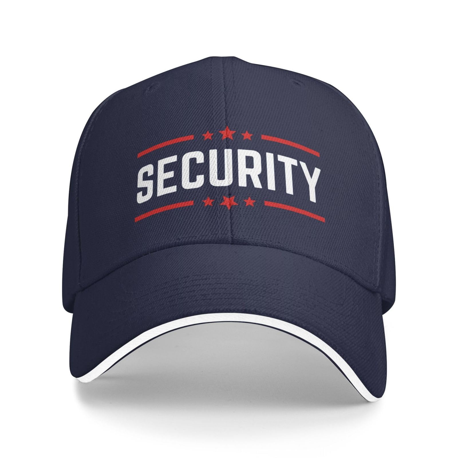 Melbrakin Security Baseball Hat for Men Women Trucker Hats Navy Blue
