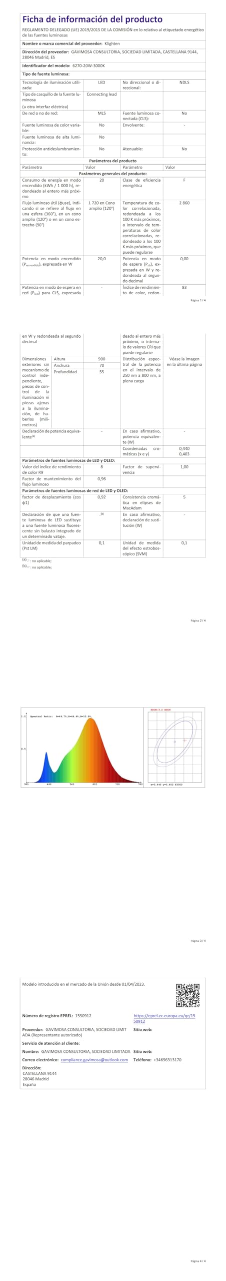 Klighten Plafoniera Led Soffitto 20W 1720LM, Plafoniera 3 Barra, Lampada Soffitto Decorativa Moderna per Corridoio Camera da Letto Soggiorno Cucina, 45 cm, Bianco Caldo 3000K, Bianco