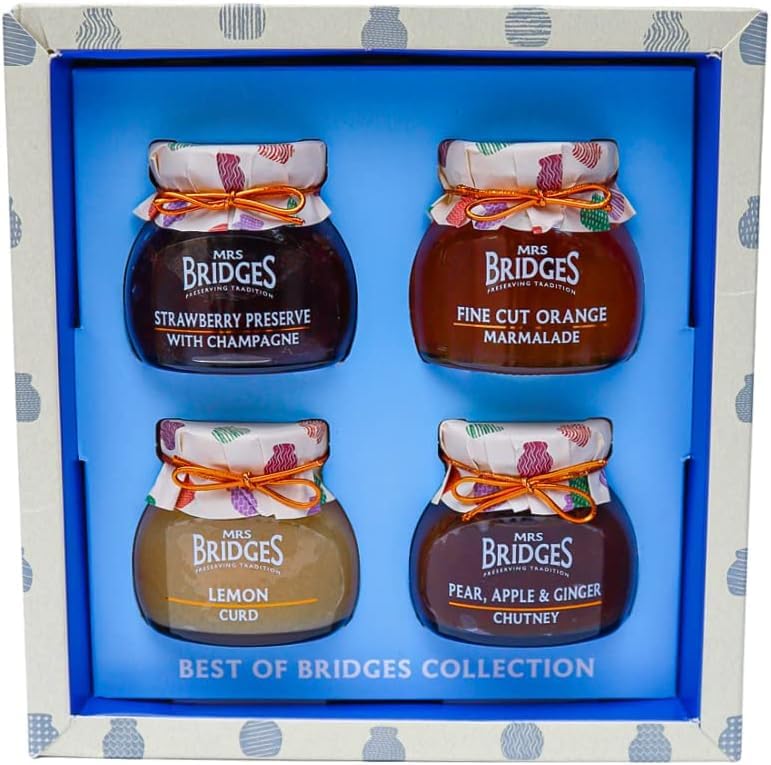 Mrs Bridges Best of Bridges Gift Pack 4 x 113g - from GREAT BRITISH TRADING LIMITED
