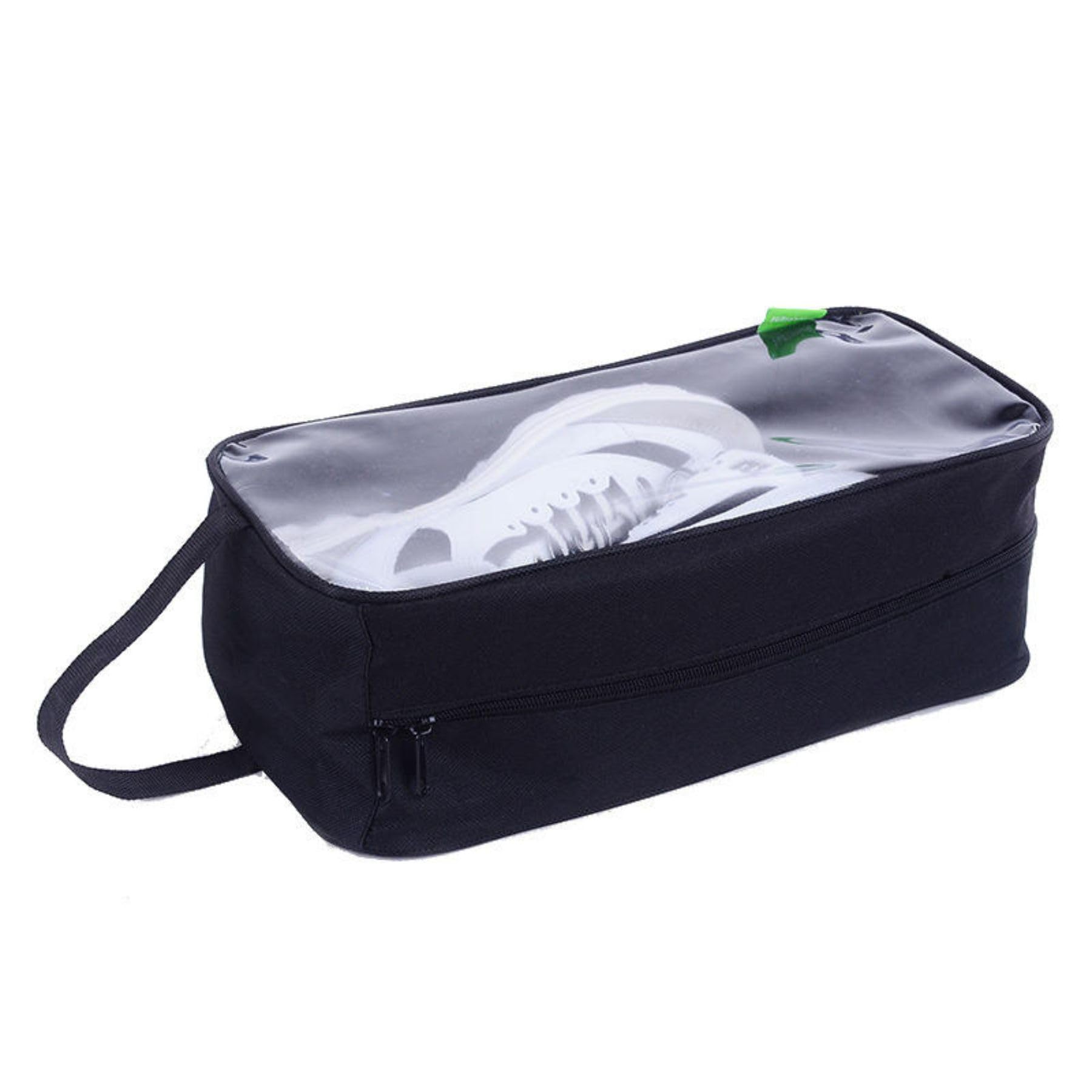 gold leaf Sport Shoe Packing Bag – Waterproof Oxford Shoe Organizer with Clear Side, Zipper & Handle, Dustproof Travel Shoe Storage Pouch for Slippers, Sneakers & Daily Use. (Black)-picture-42