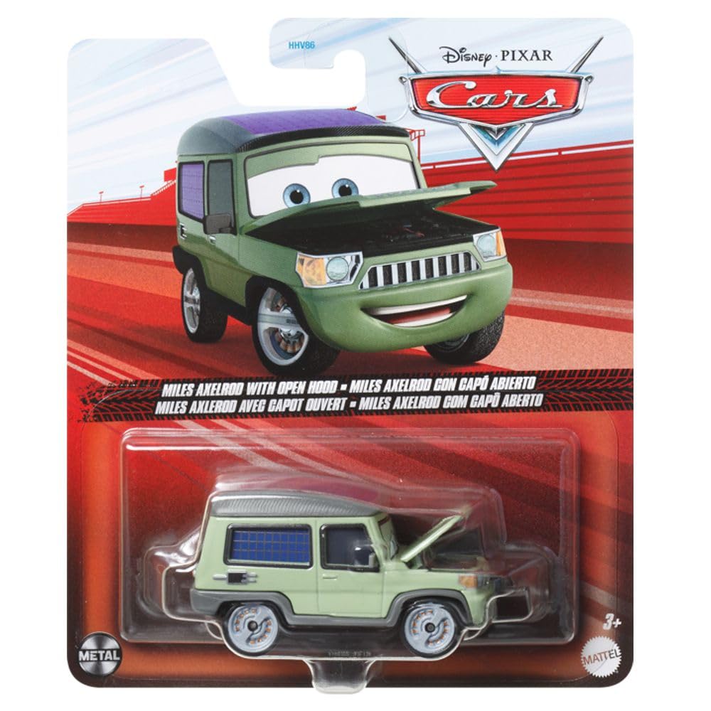 Disney Miles Axelrod | Y0485 Cars | Die-Cast 1:55 Auto | Veicoli Mattel