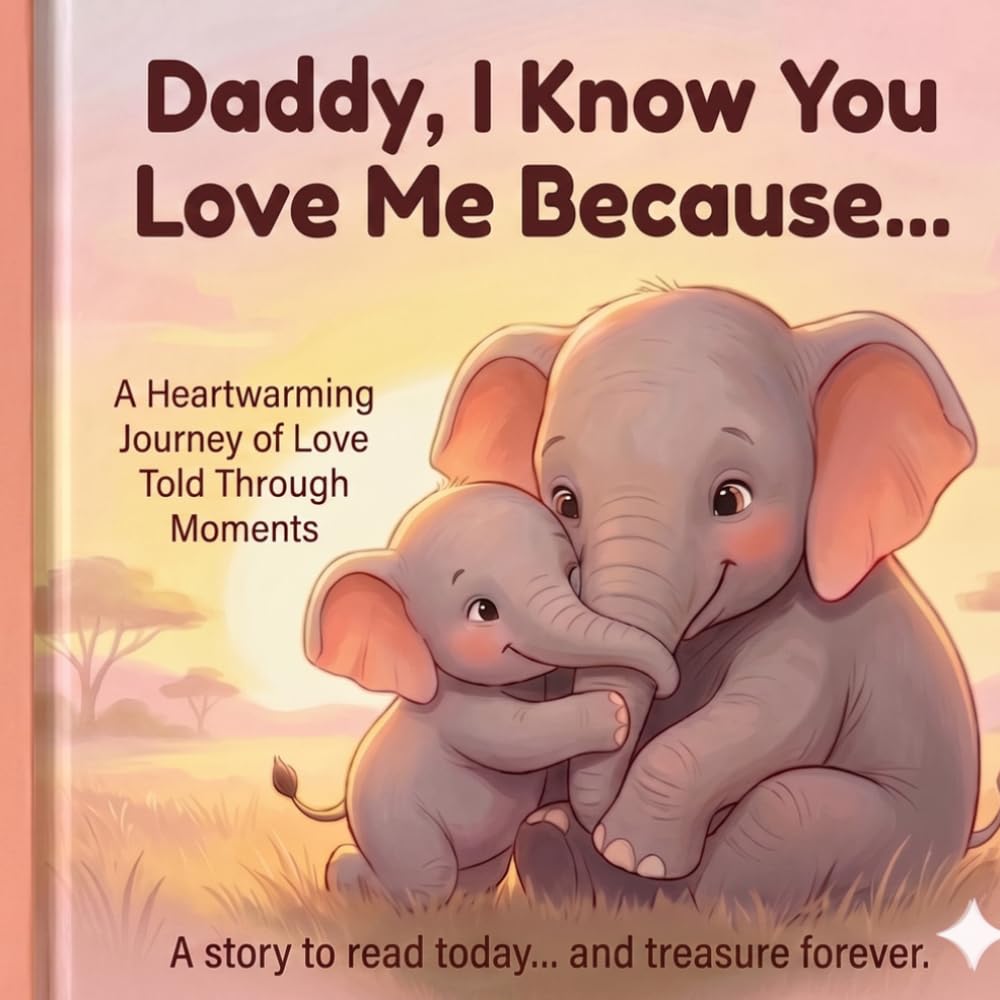 Daddy, I Know You Love Me Because...A Journey of Love Told Through Moments| A Heartwarming Daddy & Daughter Bonding Book: Journey of Father & daughter |Perfect Bedtime Story for Girls| Fatherhood