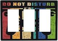 Vista 143 de Funky Retro Vintage 70s 60s Boho Hippie Hongo Botánico Floral 2 Gang Interruptor de luz de palanca doble Placa de pared Cubierta de toma