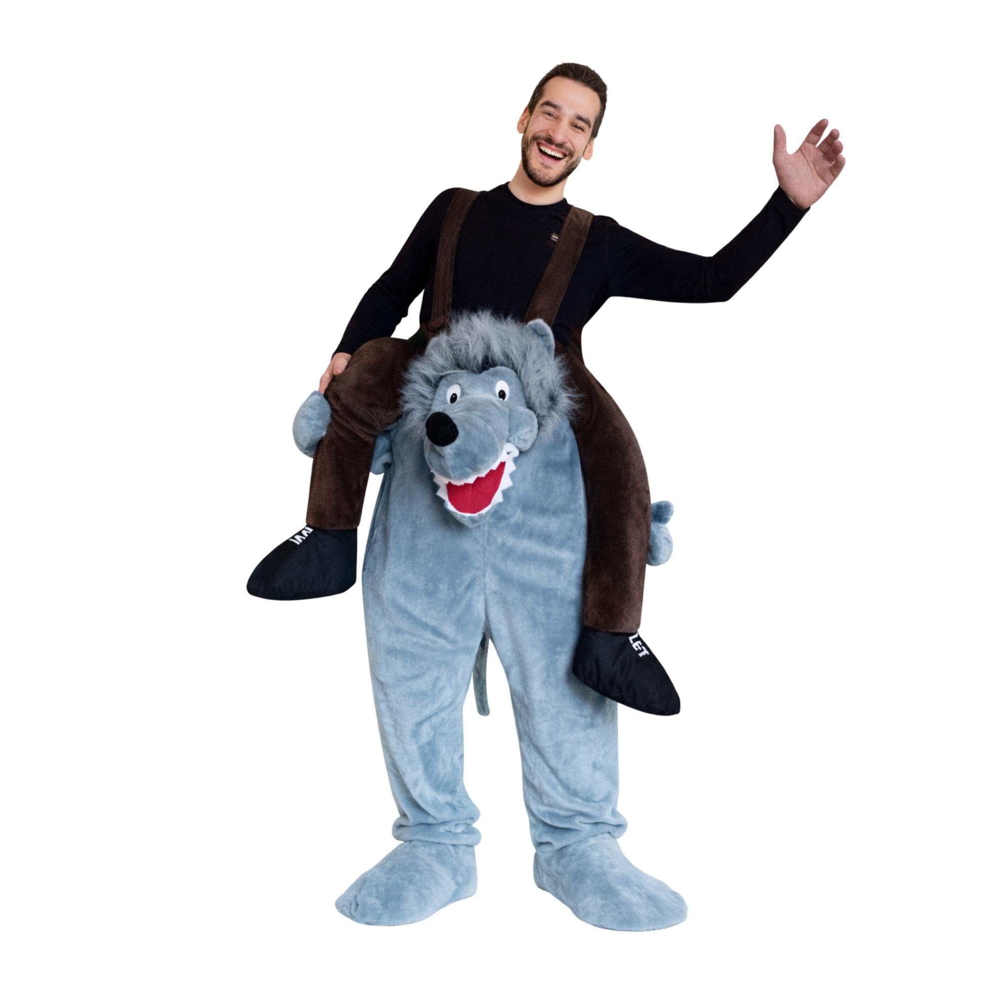 Ikumaal Carry Me Kostüm-e, Einheitsgröße (M-L), für Erwachsen-e Männer Frau-en, Tier-e Kostüm Fasching Karneval Fasnacht Faschingskostüm-e Karnevalskostüm-e