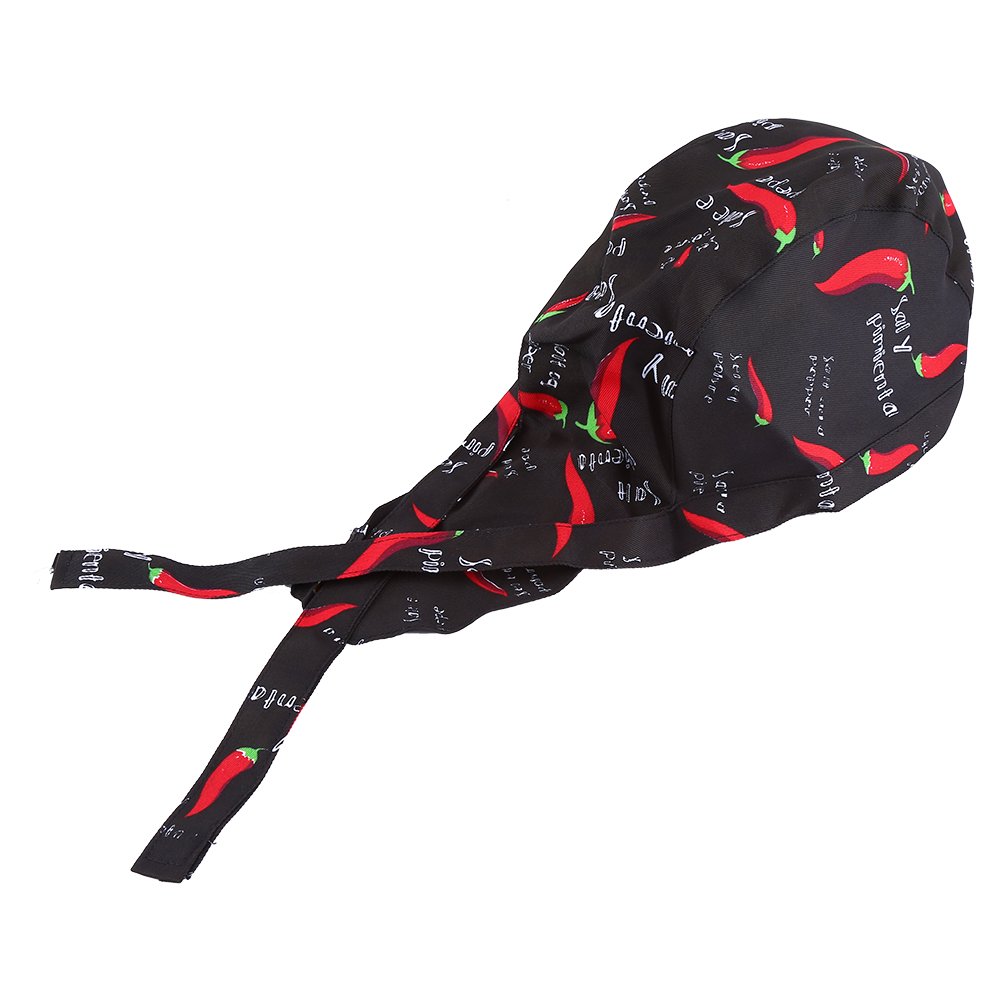Vikye Pirate Headscarf, Pirat Cappello Cuoco Cucina Panno Ristorante Cameriere Cappelli Catering Copricapo (Pepe)