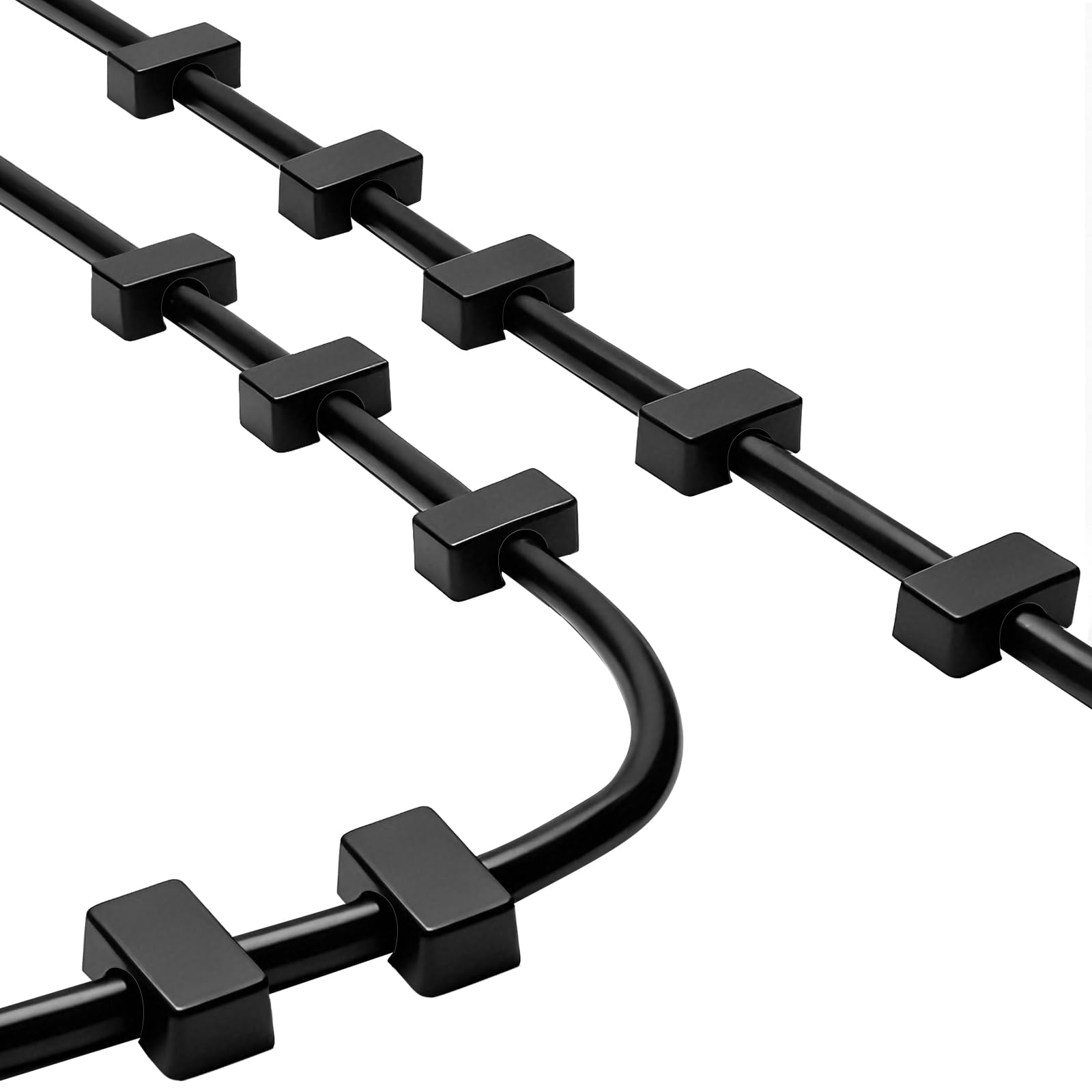 Magnetischer Kabelhalter, Kabel-Clips – starkes Magnetdraht-Management für Büro, unter dem Schreibtisch, Nachttisch, Auto, Küche, wiederverwendbare Schreibtisch-Kabel-Organizer, 10 Stück