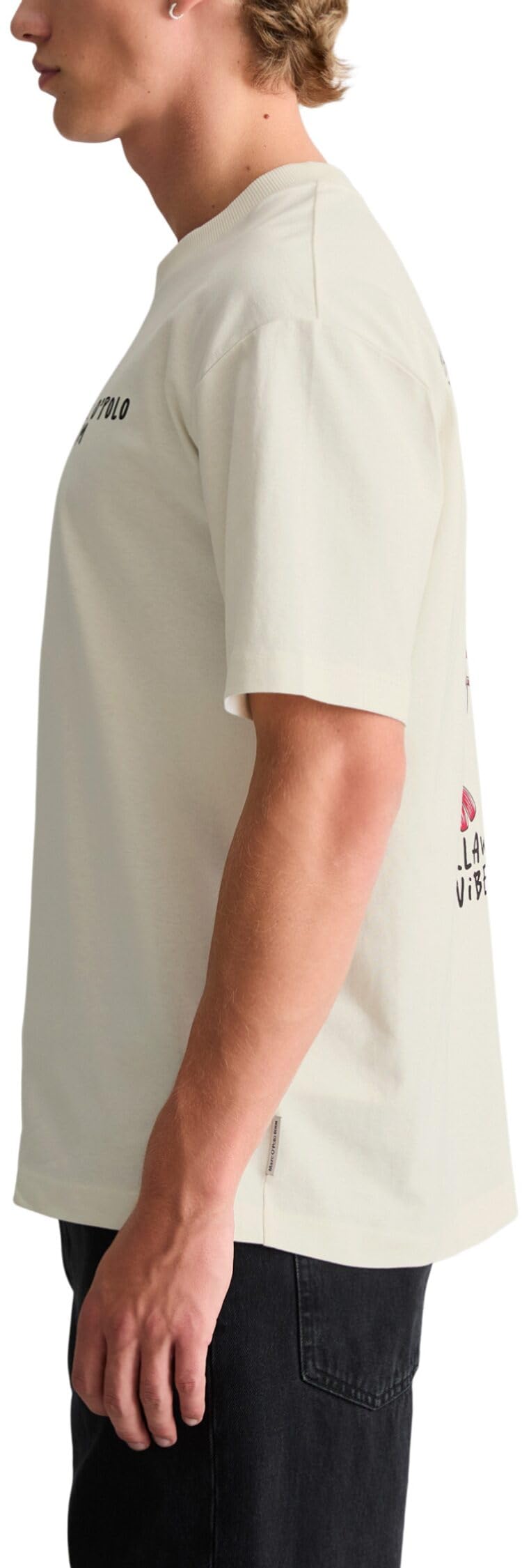 Marc OߴPolo Denim Herren Crayfish T-Shirt aus Bio-Baumwolle Relaxed Fit