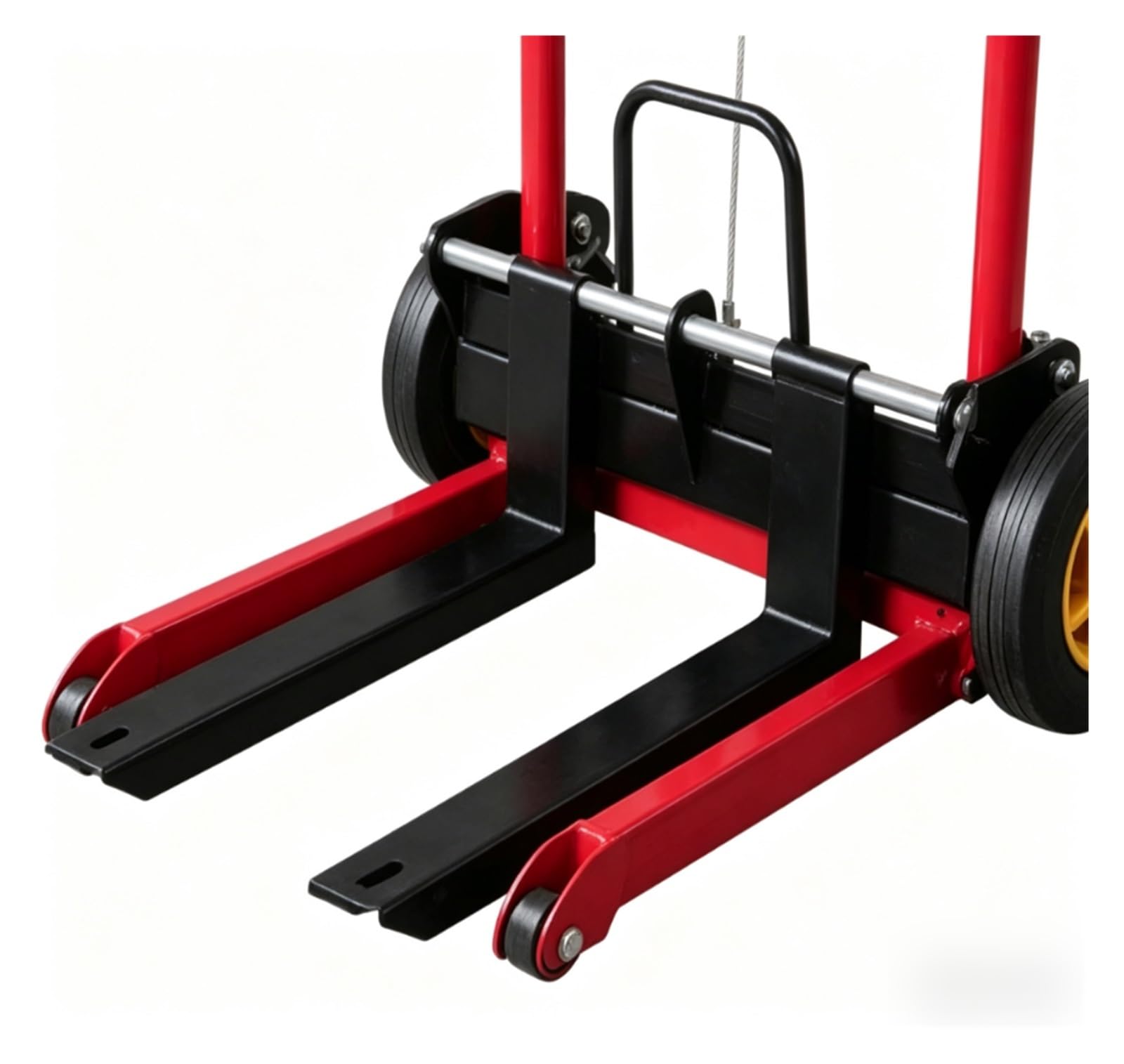 Klappbarer Materialhubwagen mit Winde und Stapler, manueller Hubwagen, Dolly-Hubtischwagen, ideal for den Einsatz in der Werkstatt und Garage