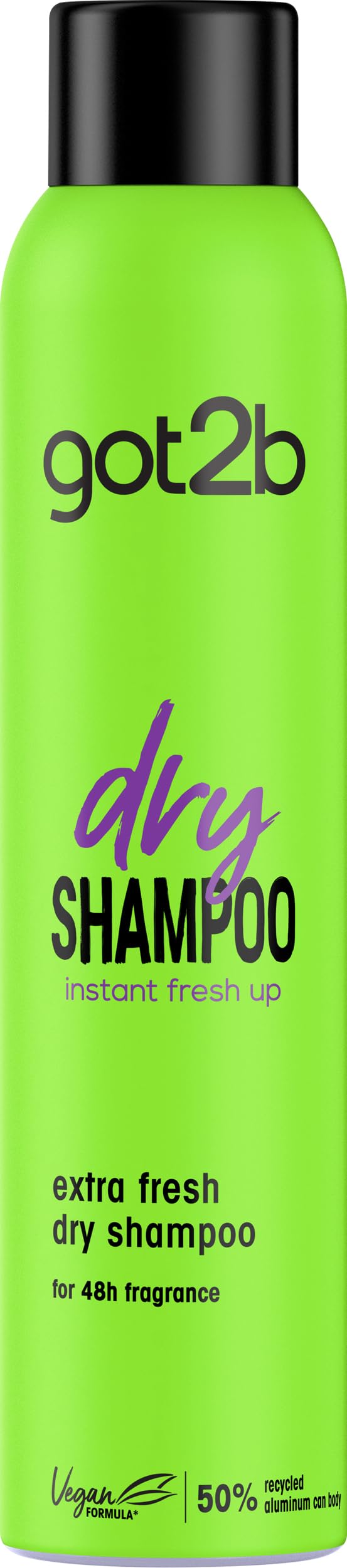 Got2b - Shampoo Secco Freschezza Extra - 3 pezzi da 200 ml (600 ml) - Rinfresca i capelli istantaneamente - Un giorno di freschezza extra per i tuoi capelli