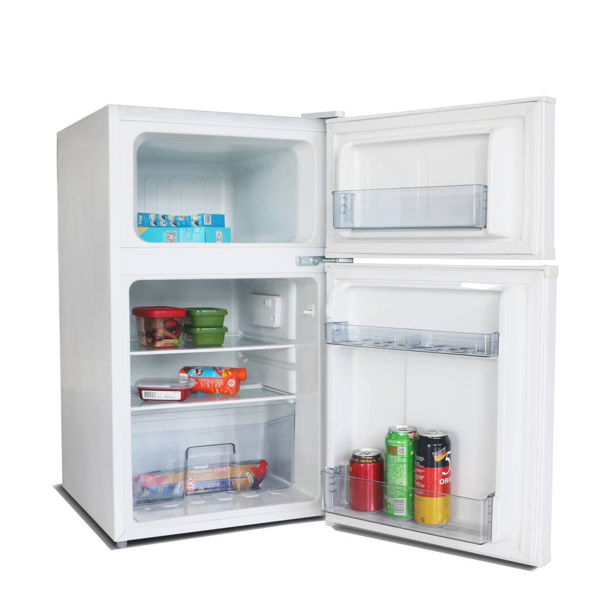 FrigeluX Réfrigérateur double portes compact 90 L RDP96BD