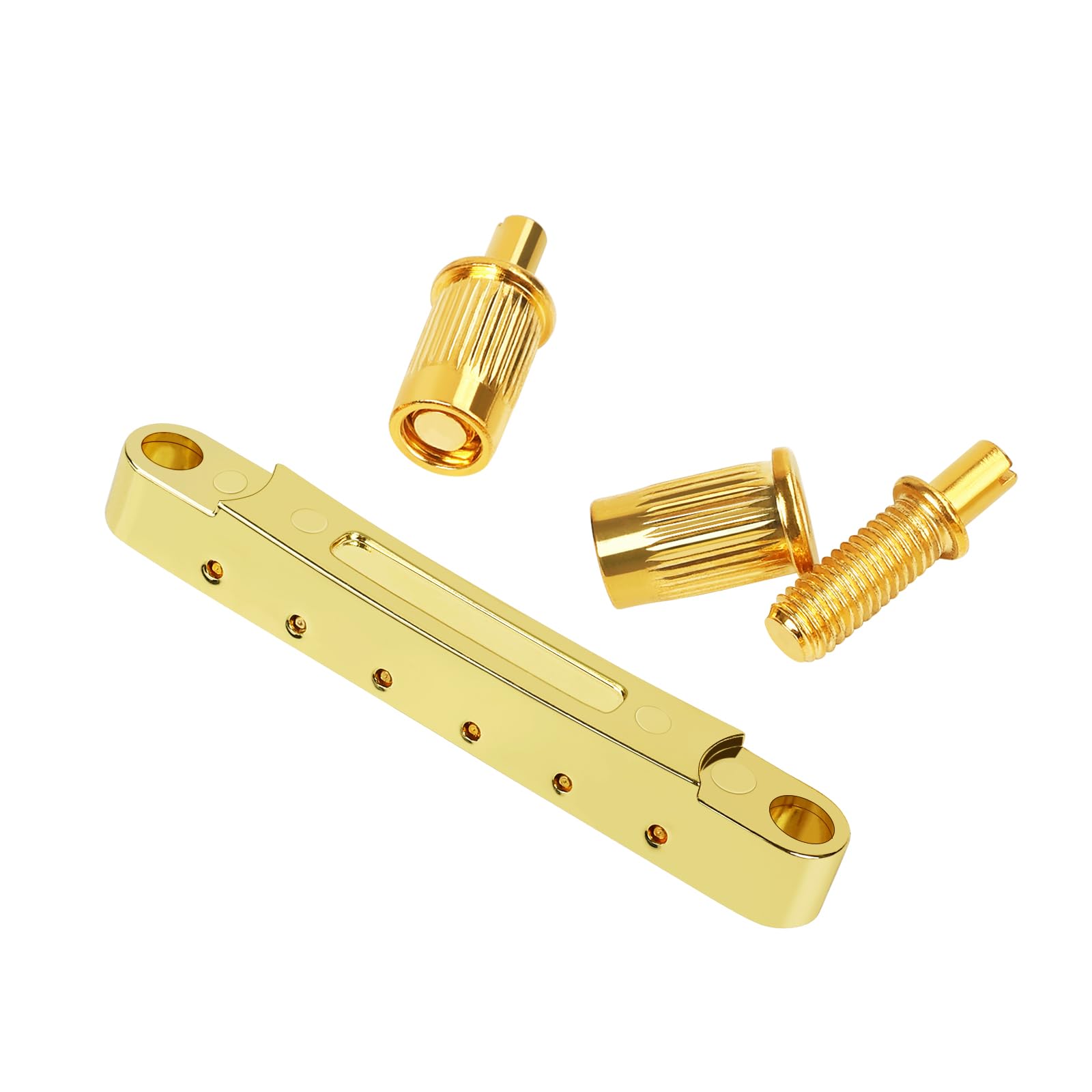 Banworks Electric Guitar Saddle Bridge Tune-O-Matic Bridge 52.5mm (2-1/16") String Spacing for Epiphone EPI LP Les Paul/SG Style Guitars JT/GDQQ-03 Golden - Image 3
