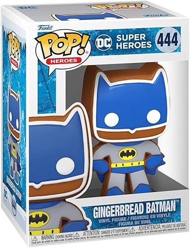 Miniatura 2 de POP DC Holiday - Figura de vinilo de Batman Funko de pan de jengibre (paquete con funda protectora de caja compatible), multicolor, 3.75 pulgadas