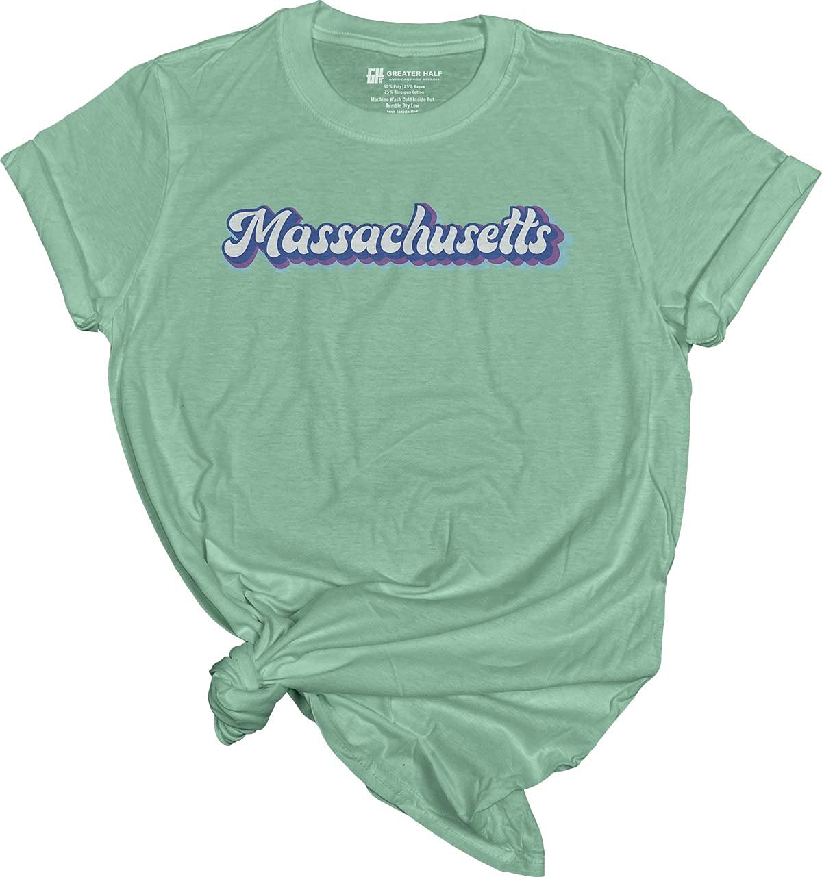 Greater Half Massachusetts Retro (Dusty Blue X-Large)