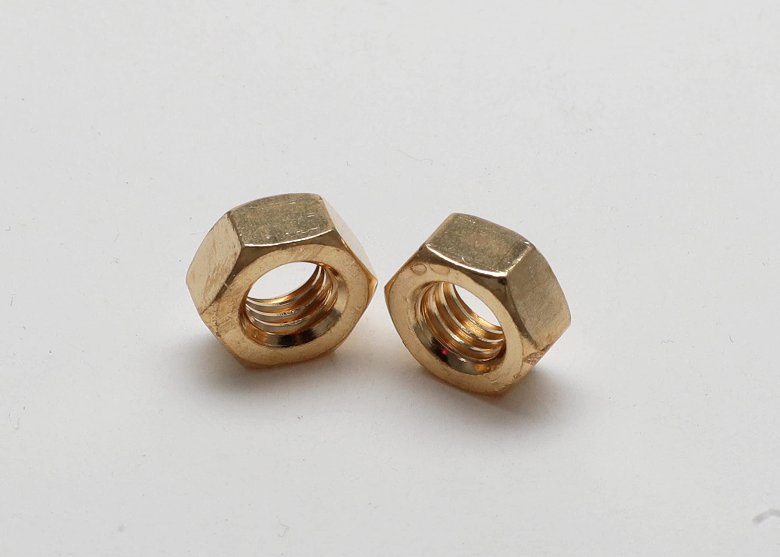 10 dadi esagonali in ottone - DIN 934 Materiale ottone (ottone, M10)