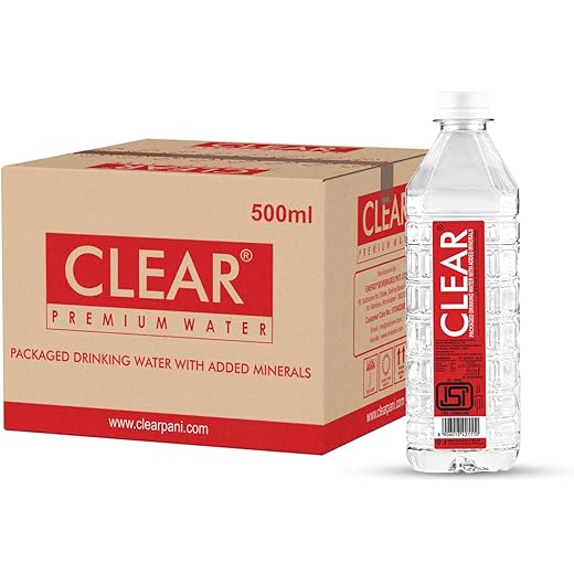 CLEAR Premium Drinking Water with Added Minerals 500ml Pack