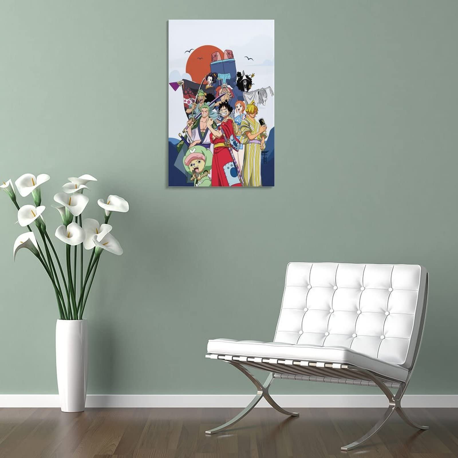Amazon.co.jp: Wanokuni HD One Piece Anime Wanoark 1 Canvas Art