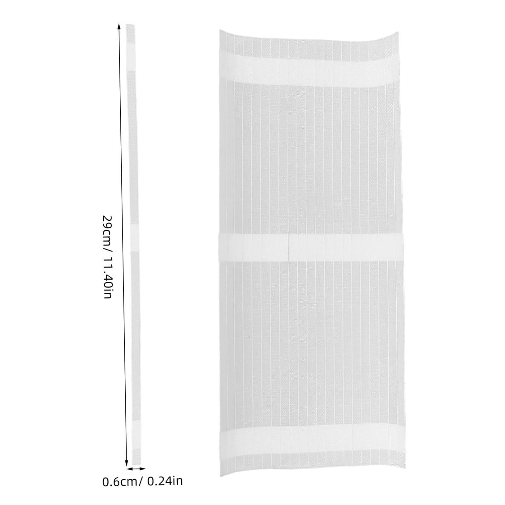 OFFSCH 50pcs Practical Binding Glue Strips Thermal Binding Glue Tape for Books Documents Photos Multi-use Office Supplies