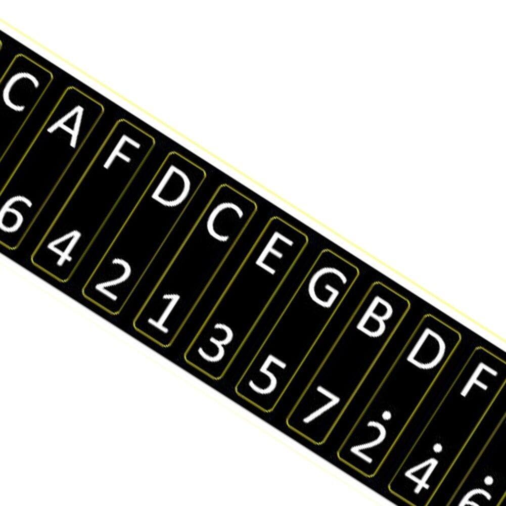 3 Set Kalimba-daumenklavier-notenaufkleber Für Anfänger, Musikalisches Geschenk Und Kalimba-Skala-Aufkleber, Percussion-Dekoration