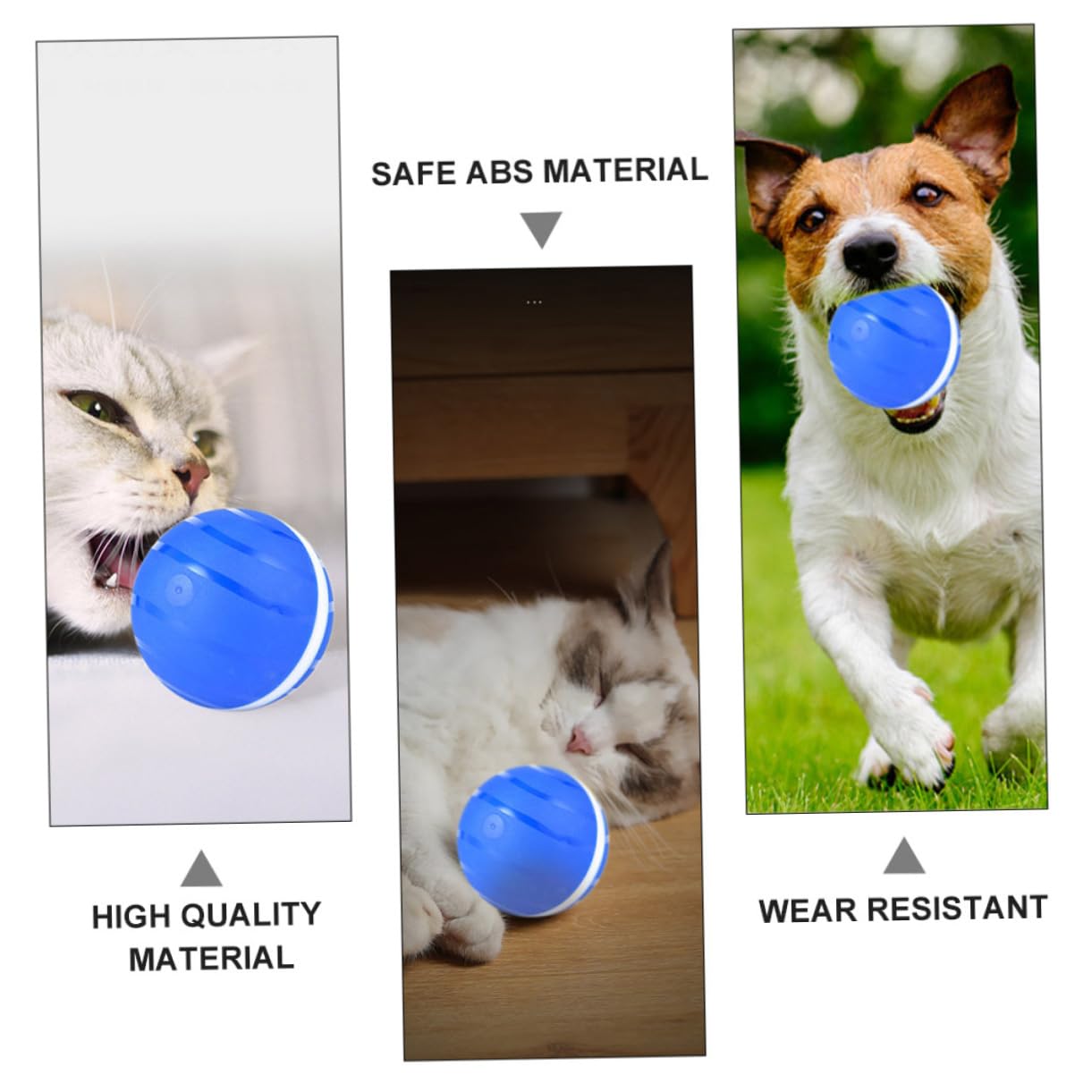 Toyvian Pelota De Juguete para Mascotas Pelota Rodante Interactiva Automática Juguete Inteligente para Gatos Balones Luminosas USB para Gatos