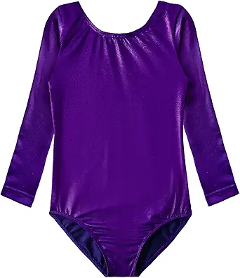 HOZIY Long Sleeve Leotards for Girls Gymnastics Kids Toddler Tumbling Outfits Floral Unicorn Galaxy Rainbow Stripe Pattern