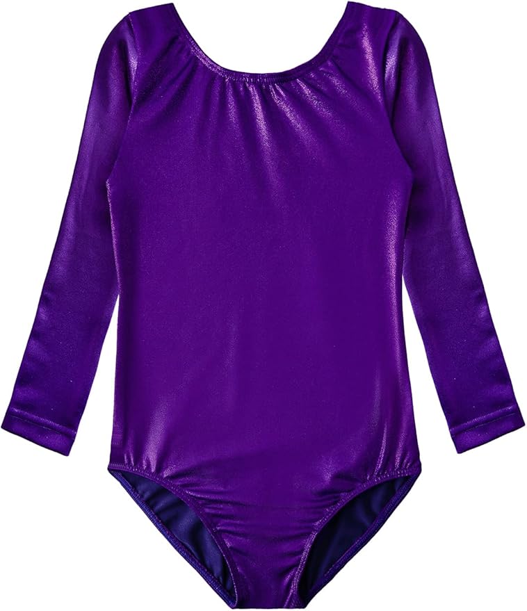 HOZIY Long Sleeve Leotards for Girls Gymnastics Kids Toddler Tumbling Outfits Floral Unicorn Galaxy Rainbow Stripe Pattern