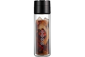 SOMA Double Wall Glass Tea and Coffee Cold Brew Bottle