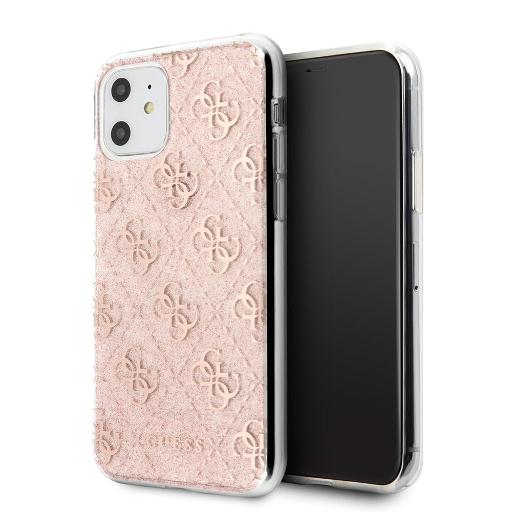 cover guess iphone 17 PRO MAX glitter pink