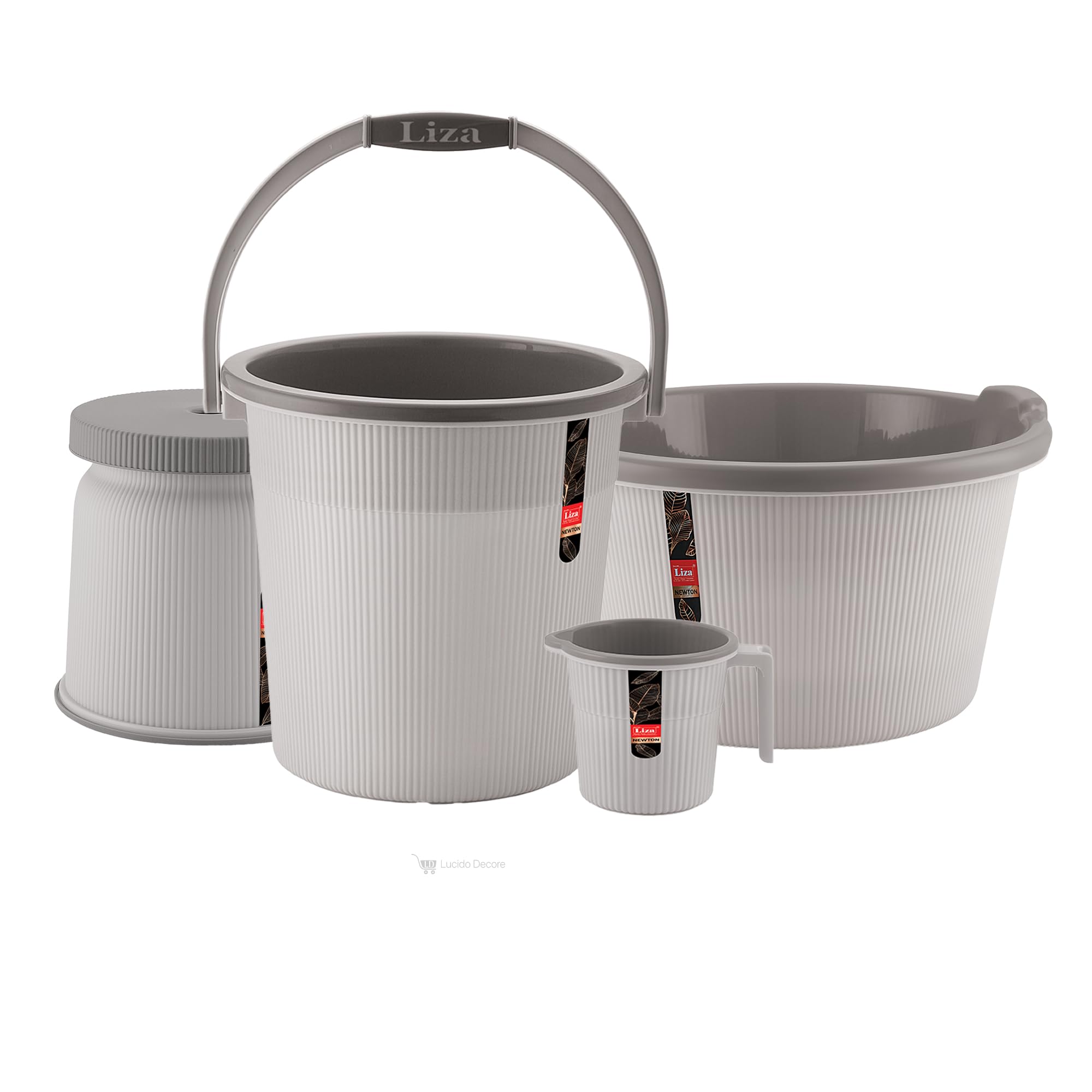 Modern Dark Grey Bathroom Set - 11 Piece Combo -21 Modern Dark Grey Bathroom Set - 11 Piece Combo -21