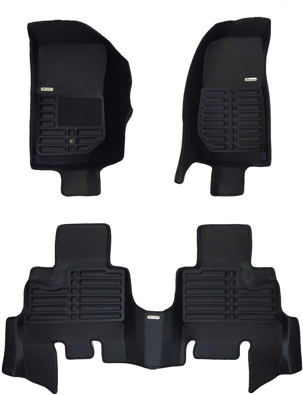 TuxMat Custom Car Floor Mats for Jeep Wrangler JK 4Dr 20072018 Models