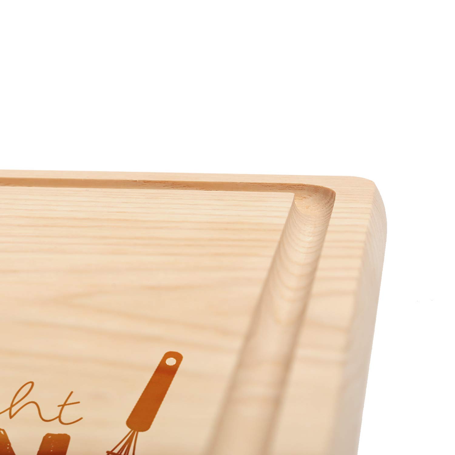 FORYOU24 Holz Schneidebrett hell mit Gravur Motiv 09 - personalisiert mit Wunsch-Name Küchenbrett Kochbrett graviert Geschenkidee