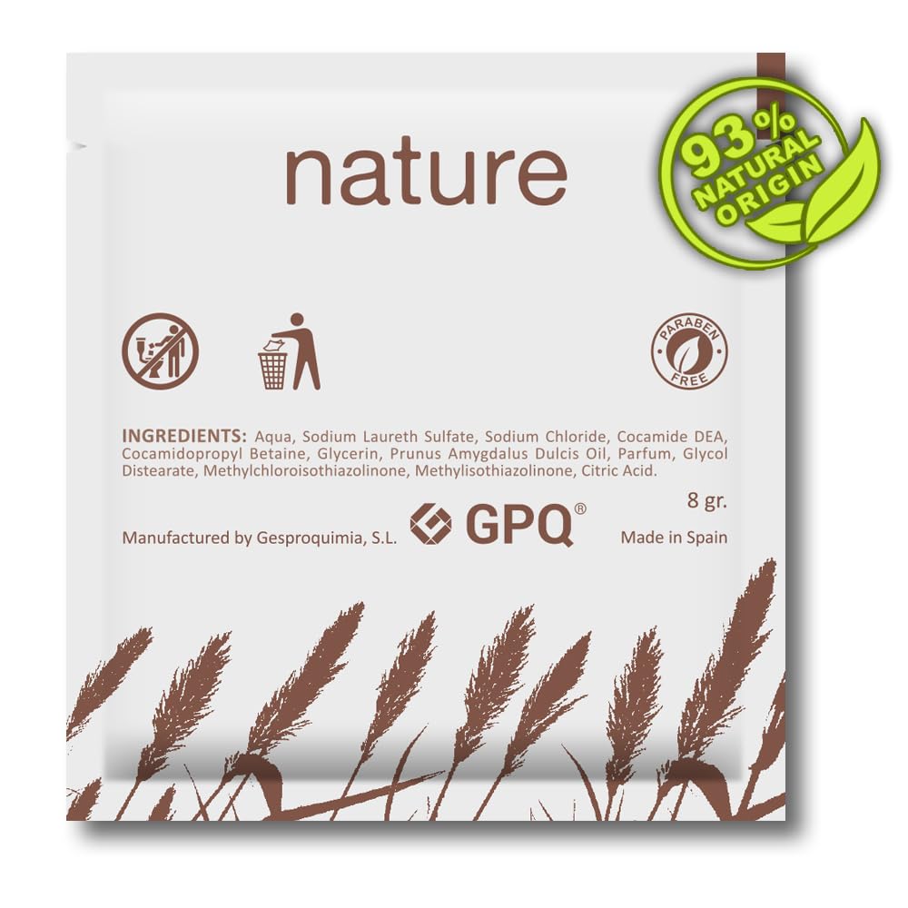 GPQ - NATURE 2in1 Gel/Shampoo 8g, Soft Cream, 8 g (Pack of 400) - Image 2