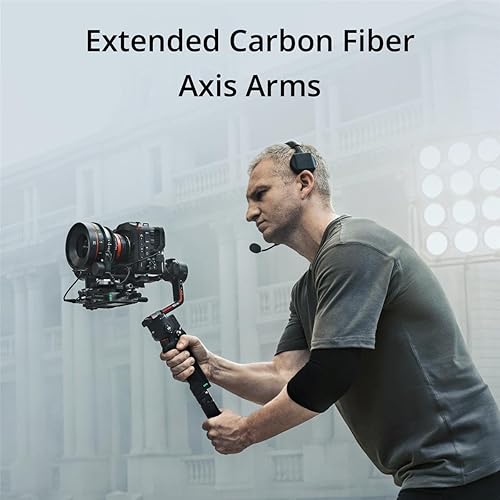 Miniatura 3 de DJI RS 3 Pro - Estabilizador de cardán de 3 ejes para cámaras DSLR y de cine cerraduras de eje automatizadas brazos de eje de fibra de carbono
