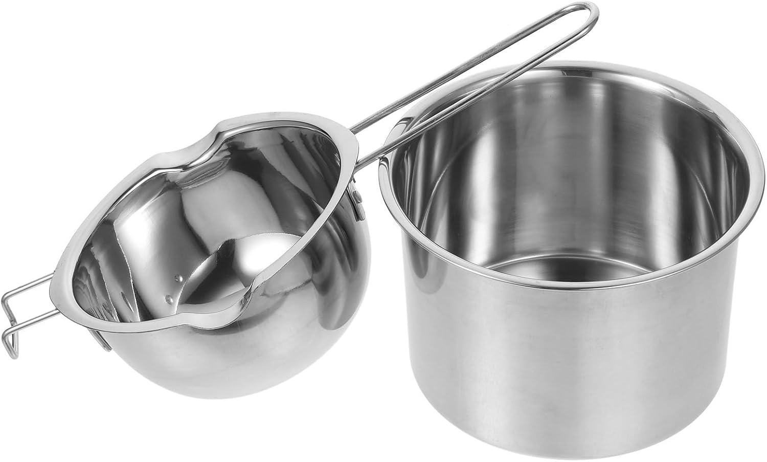 Stainless Steel Wax Melting Pot 600ml with Long Handle
